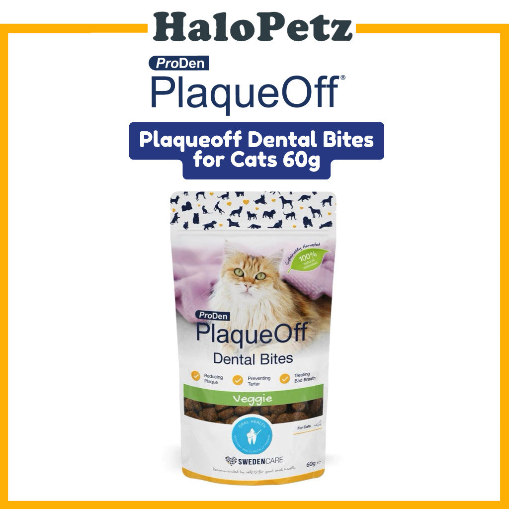 Proden PlaqueOff®️ Dental Bites for Cats - Salmon | Veggie 60g