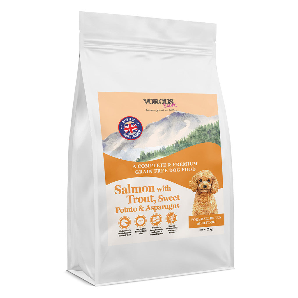 Vorous Grain-Free Dog Dry Food | Puppy | Adult | Small Breed | Pork, Salmon, Lamb