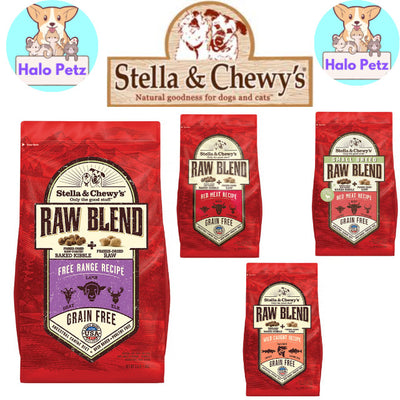 Stella & Chewy's Raw Blend Dry Dog Food 3.5lbs / 22lbs | Kibble + Freeze-Dried Raw