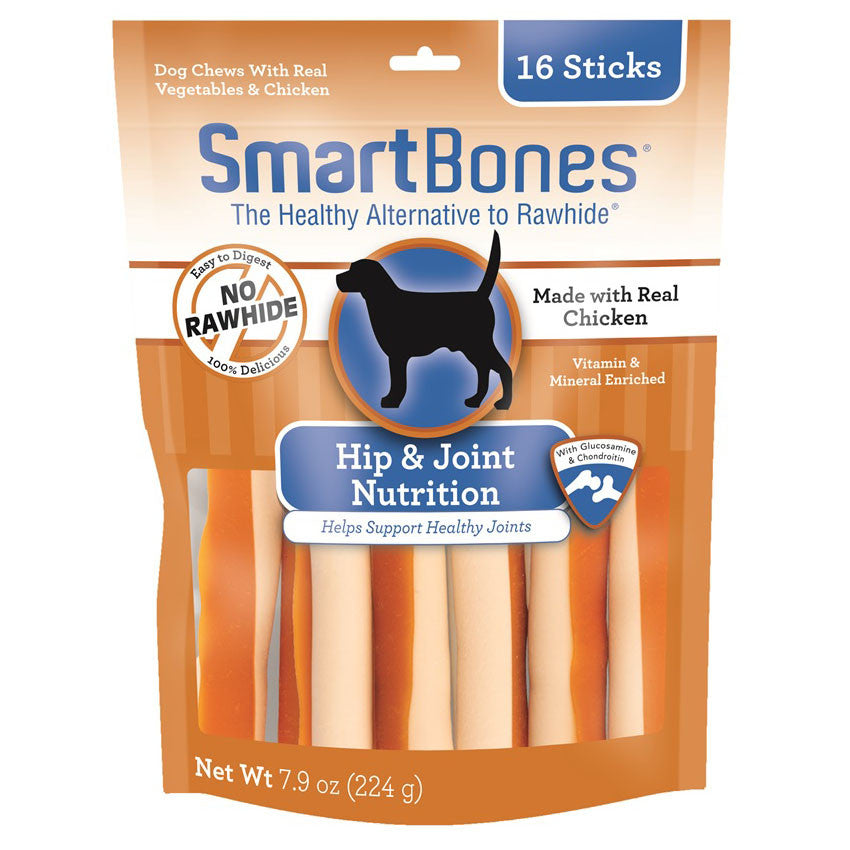 Smartbones Chewing Stick -Twist, Wrapped Stick, Dental, Hip & Joint