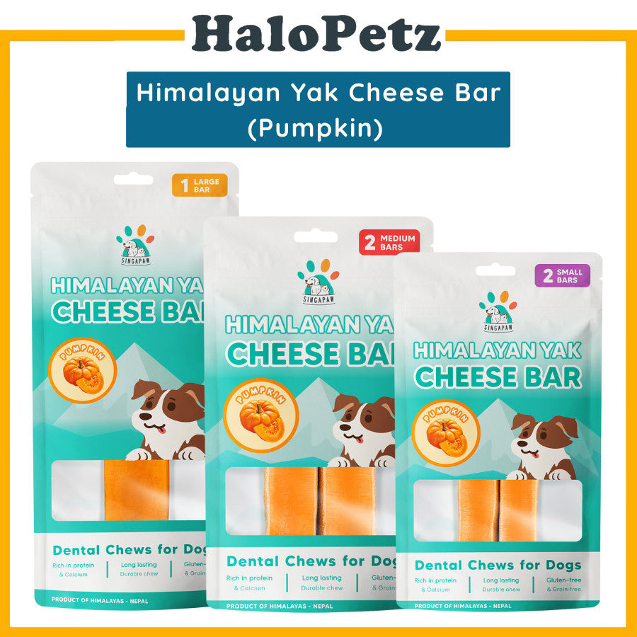 Singapaw Himalayan Cheese Bar Yak Turmeric / Strawberry / Pumpkin Dog Chew Treats