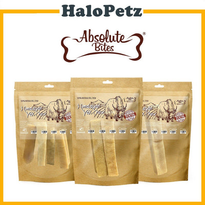 Absolute Bites Himalayan Yak Chew Dog Treats | Cheese Bar