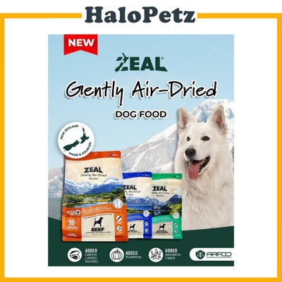 Zeal Gently Air-Dried Dog Food | Beef | Salmon | Lamb