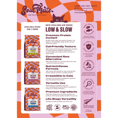SoulMate Low & Slow Air Dried Cat Food
