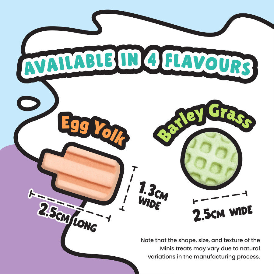 [NEW] Singapaw Freeze-Dried Minis Snacks For Dogs & Cats - Lactose Free