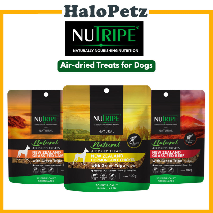 Nutripe Natural Air-Dried with Green Tripe Dog Treats 100g