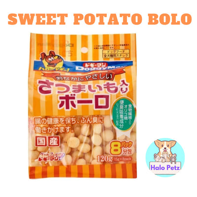 DoggyMan Sweet Potato Bolo - Dog Treats (120g)