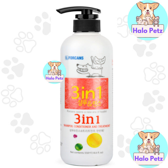 Forcans Dog Shampoo & Conditioner 550mls | Perfume | Spray | Oatmeal
