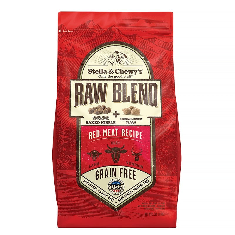 Stella & Chewy's Raw Coated Dog Kibbles with Wholesome Grains | Freeze-Dried Raw Coated