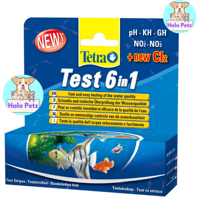 Tetra Test 6in1, Aquarium Water Test Kit | 25 Strips