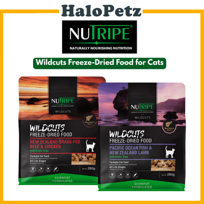 Nutripe Cat WildCuts Freeze-Dried Cat Food with Green Tripe Formula 280g