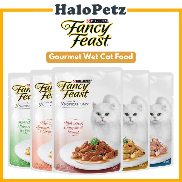 Fancy Feast Inspirations Cat Wet Pouch Food 70g