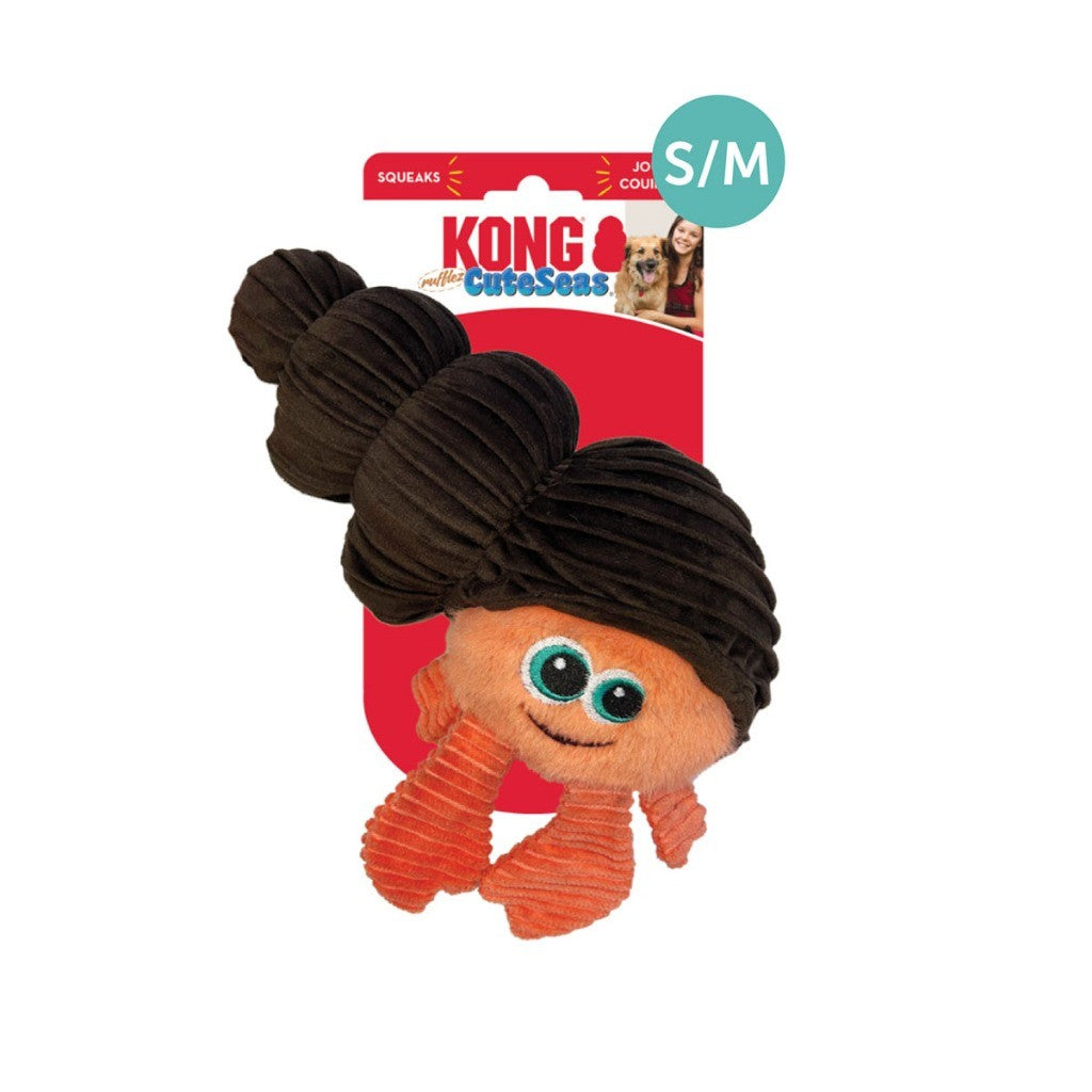 Kong Cuteseas Plush Dog Toy | Octopus | Whale | Shark | Seahorse