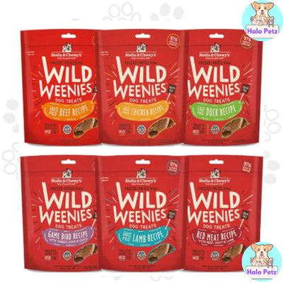 Stella & Chewy's Wild Weenies Freeze-Dried Raw Dog Treats 3.25oz