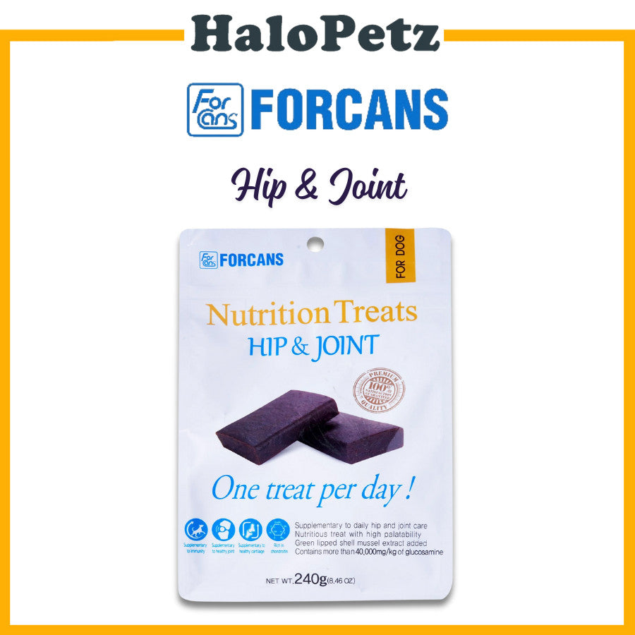 Forcans Nutrition Treats for Dogs 240g- Skin & Coat | Hip & Joint | Eye Care