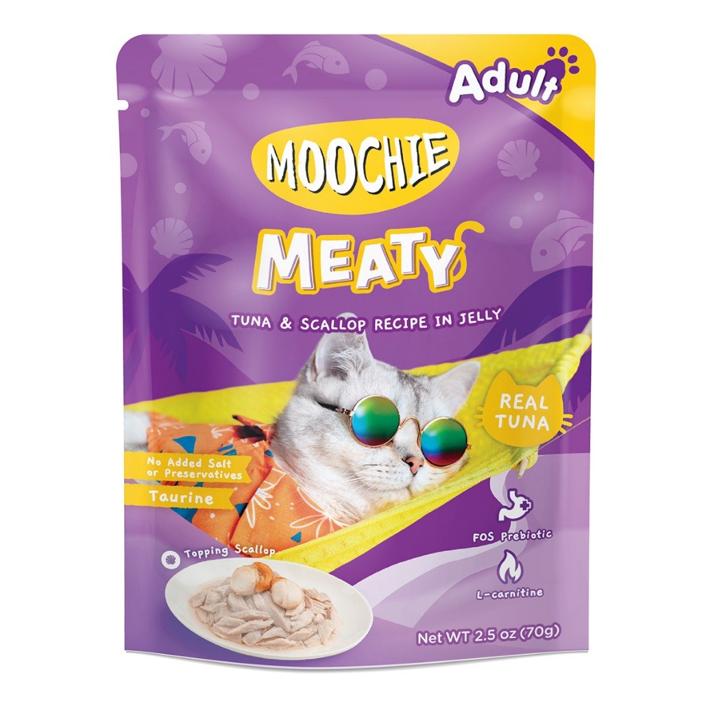 Moochie Meaty Cat Pouch 70g | Kitten, Adult & Senior Wet Cat Food