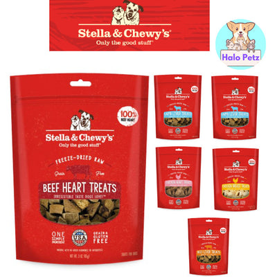 Stella & Chewy's Single Ingredient Treats 3oz | Freeze-Dried Raw Dog & Cat Treats