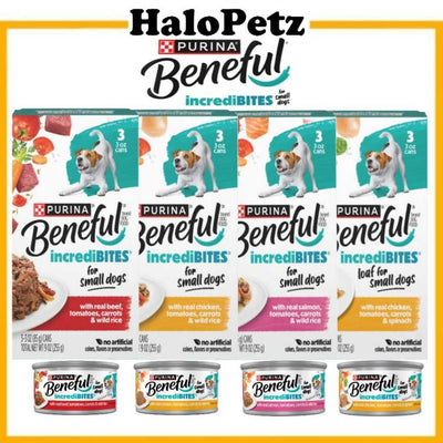 Purina Beneful IncrediBites Wet Dog Food 3x85g