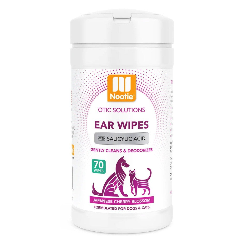 Nootie Ear Wipes for Cats & Dog 70cts