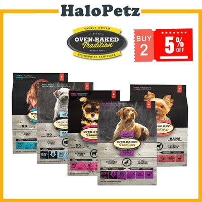 [25lbs] Oven-Baked Tradition Dog Food -Adult, Puppy, Senior, Fish, Lamb, Small Breed, Semi Moist