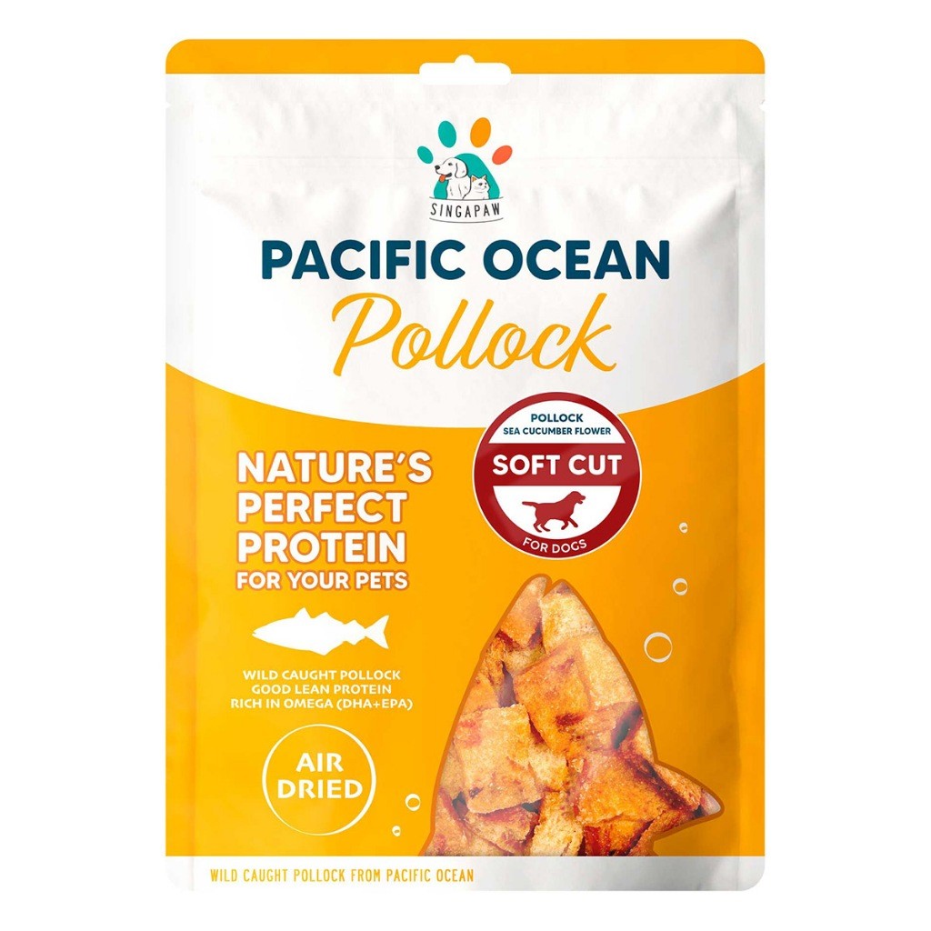 Singapaw Salmon & Pollock Cat & Dog Treats | Single Ingredient Fish Treats