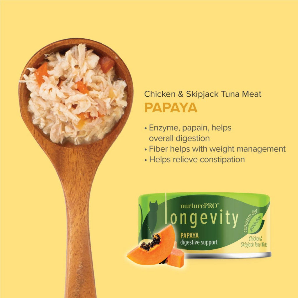 [Carton] NurturePRO Longevity Chicken & Tuna Wet Cat Food 80g
