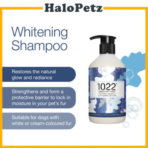 1022 Green Pet Care Dog Shampoo 310ml | Soothing | Anti Bacterial | Volume Up | Whitening | Soft