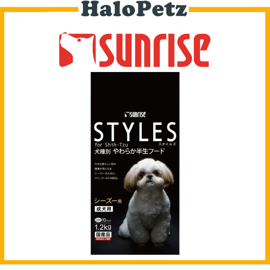 Sunrise Styles Adult Dog Food 1.2kg | Shih Tzu | Pomeranian | Poodle | Dachshund