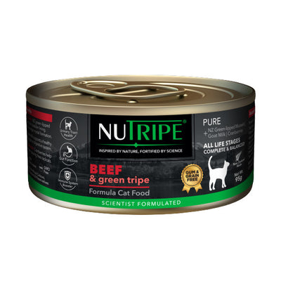 Nutripe Cat Pure with Green Tripe Can Food 95g