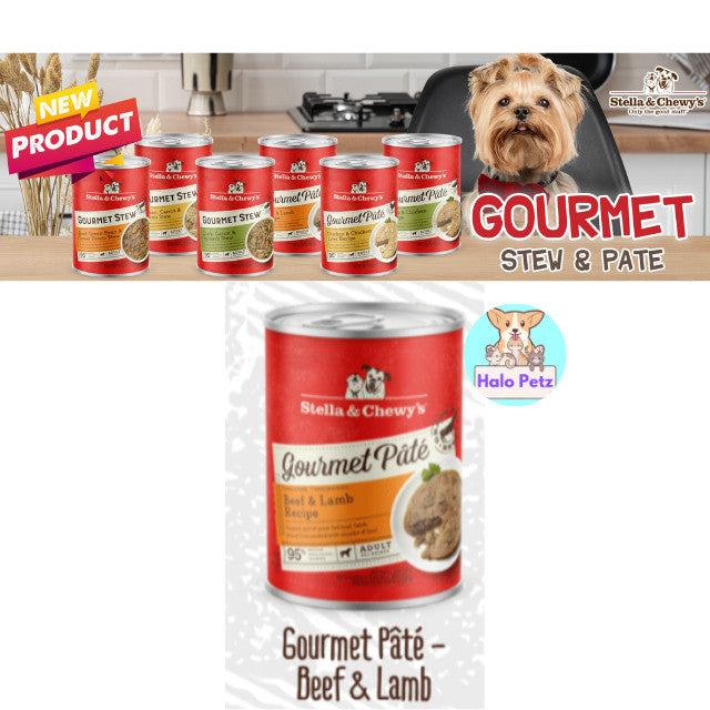 Stella & Chewy's Dog Gourmet Stew and Pate Canned Dog Food 12.5oz | Adult & Puppy