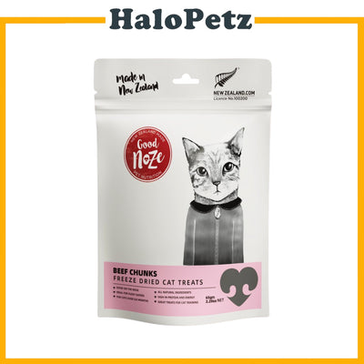 Goodnoze Cat Treats Beef | Carp | Hoki | Salmon Chunks | Lamb