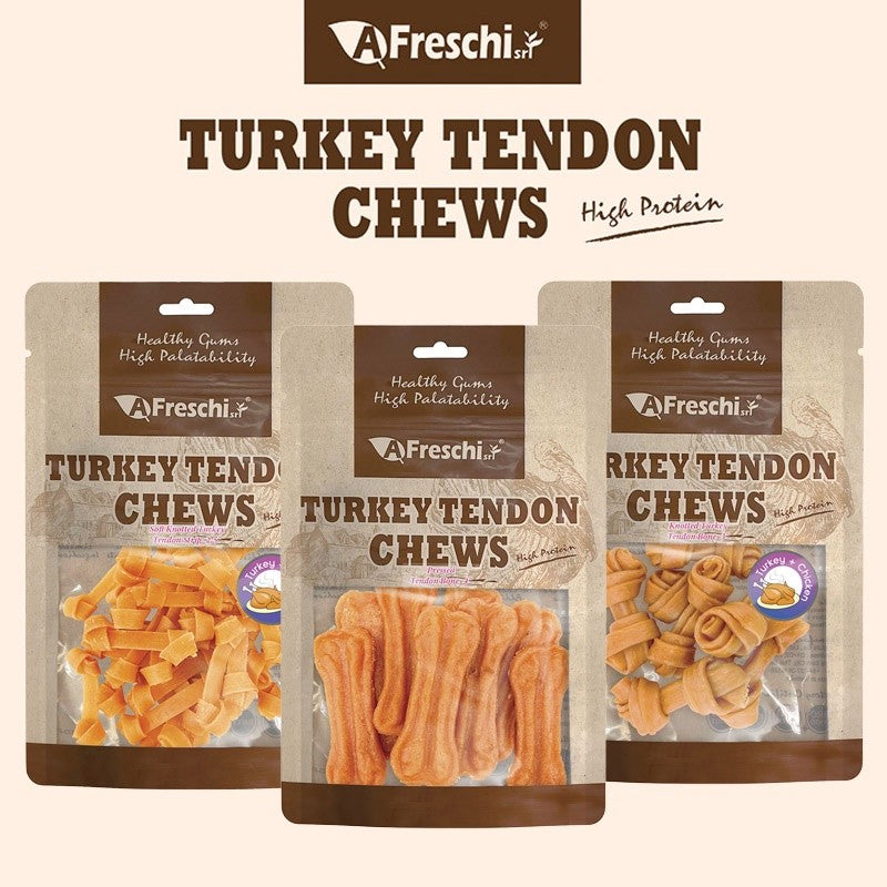 Afreschi Turkey Tendon Dog Treats/ Chews