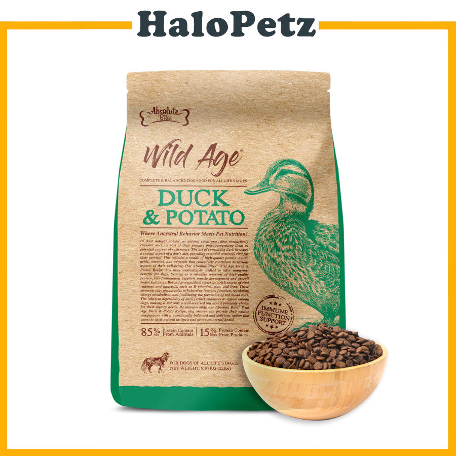 Absolute Bites Dog Wild Age Dry Food | Life Stage Nutrition for Dogs