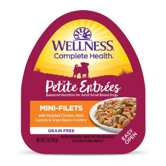 Wellness Petite Entrees Wet Dog Food 3oz