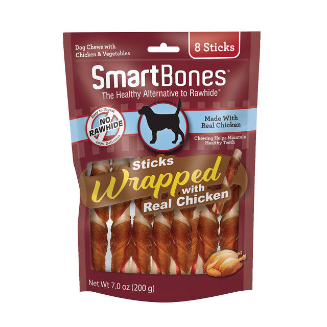 Smartbones Chewing Stick -Twist, Wrapped Stick, Dental, Hip & Joint