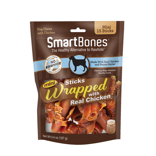 Smartbones Chewing Stick -Twist, Wrapped Stick, Dental, Hip & Joint