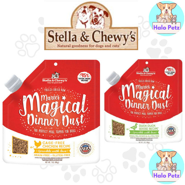 Stella & Chewy's Marie's Magical Dinner Dust Dog Food Topper 7oz | Freeze-Dried Raw