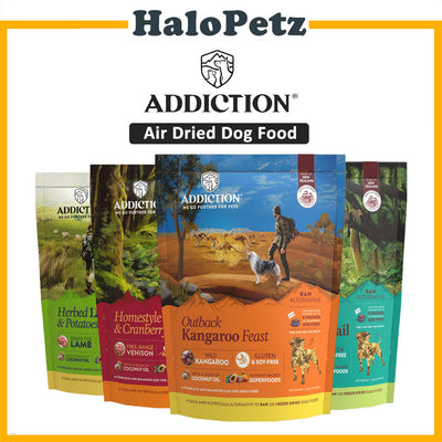 Addiction Raw Alternative Air Dried Dog Food 2lbs | Grain-Free Novel Protein