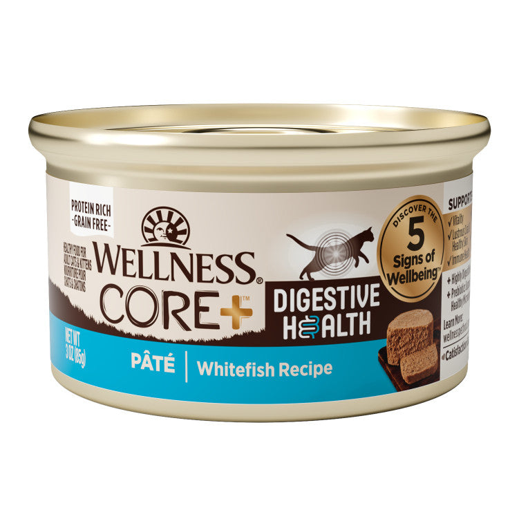 Wellness CORE Digestive Health Pâté Wet Cat Food 3oz | Gut Support with Prebiotics