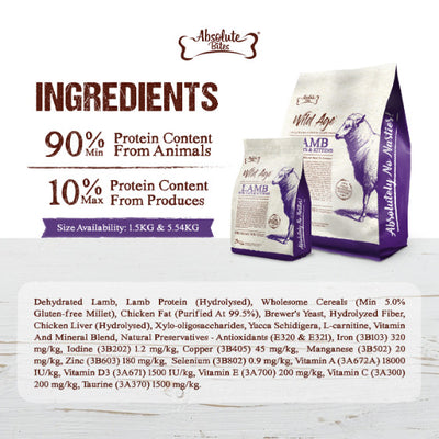 Absolute Bites Cat Wild Age Dry Food | Life Stage Nutrition for Cats