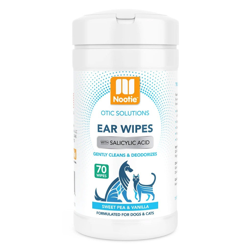 Nootie Ear Wipes for Cats & Dog 70cts
