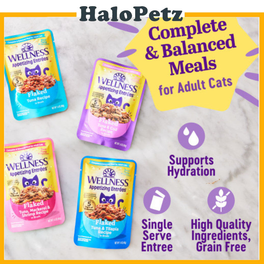 Wellness Appetizing Entrees for Adult Cats 1.4oz