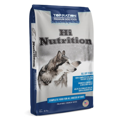 Top Ration Premium Dry Dog Food 18kg