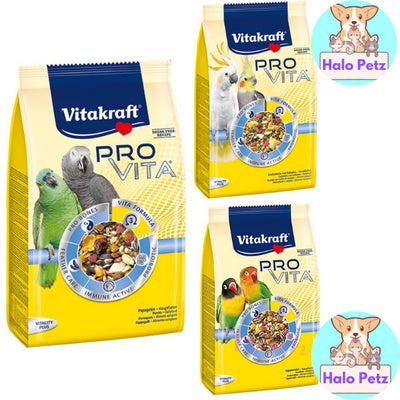 Vitakraft - Pro Vita 750g | Cockatiel | Lovebird | Parrot | Bird Food
