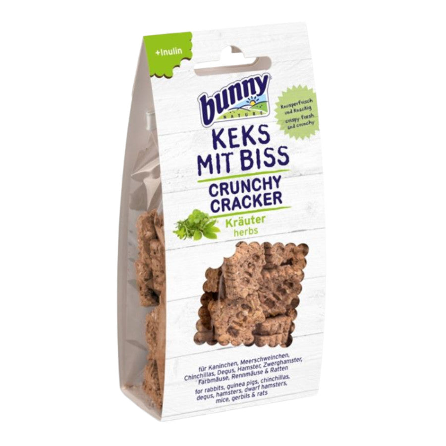 Bunny Nature Crunchy Crackers 50g | Suitable for Small animals | Rabbit, Hamster, Guinea Pig, Chinchilla