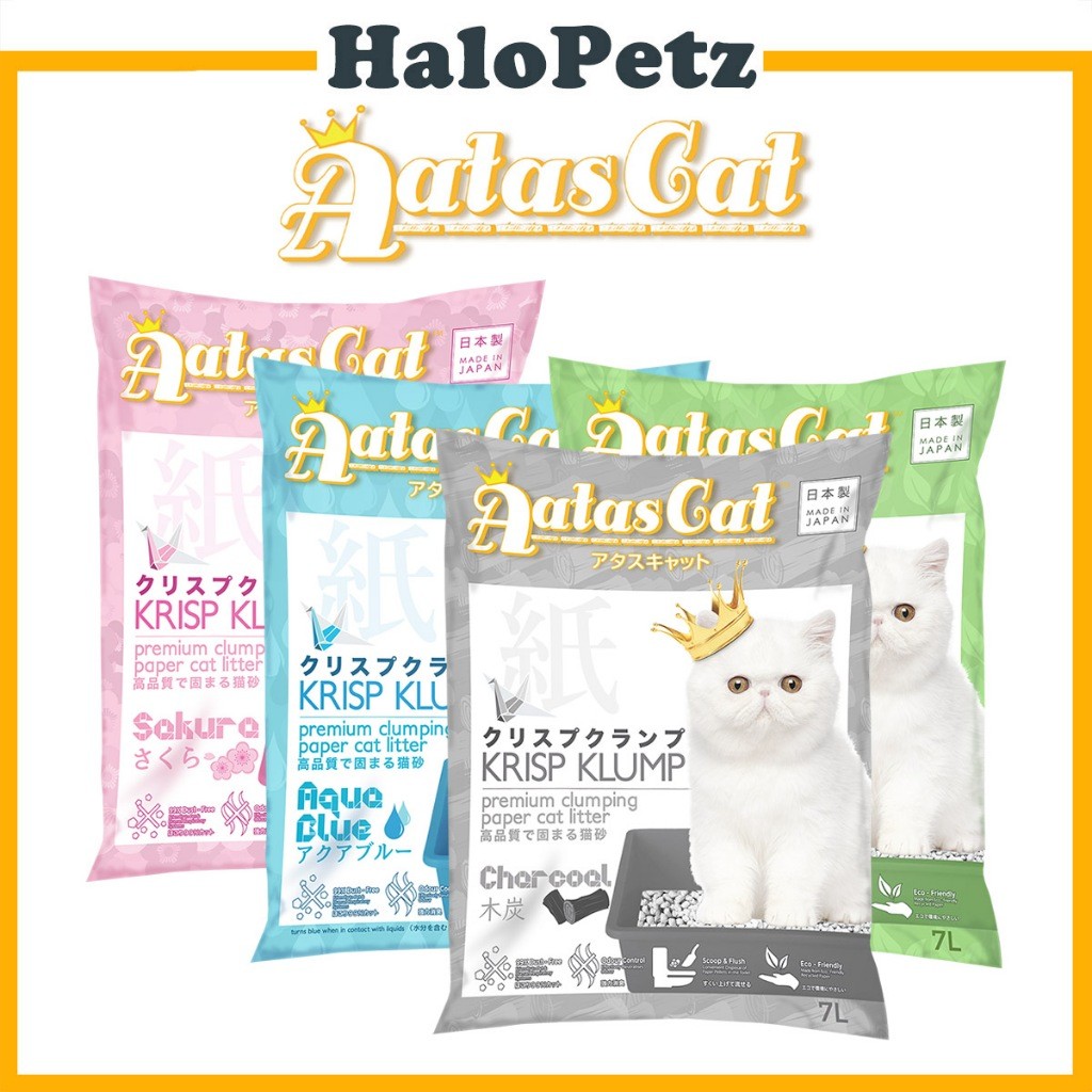 Aatas Cat Krisp Klump Paper Cat Litter,7L