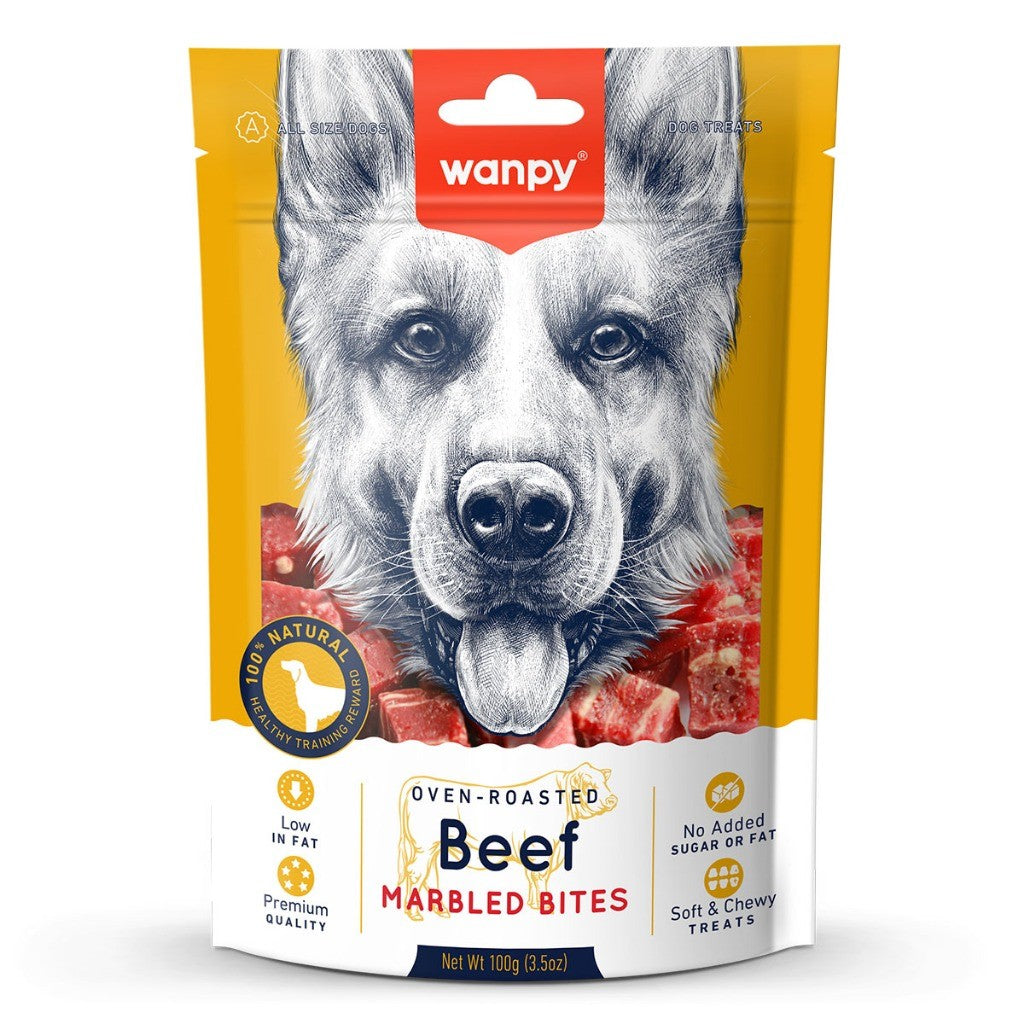 Wanpy Assorted Dog Treats | Jerky | Biscuit | Steaks | Strips | Slice | Sausage | Twist | Chicken Cheese Duck Beef