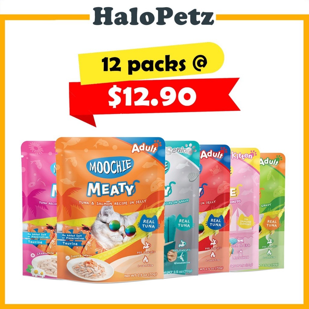 Moochie Meaty Cat Pouch 70g | Kitten, Adult & Senior Wet Cat Food