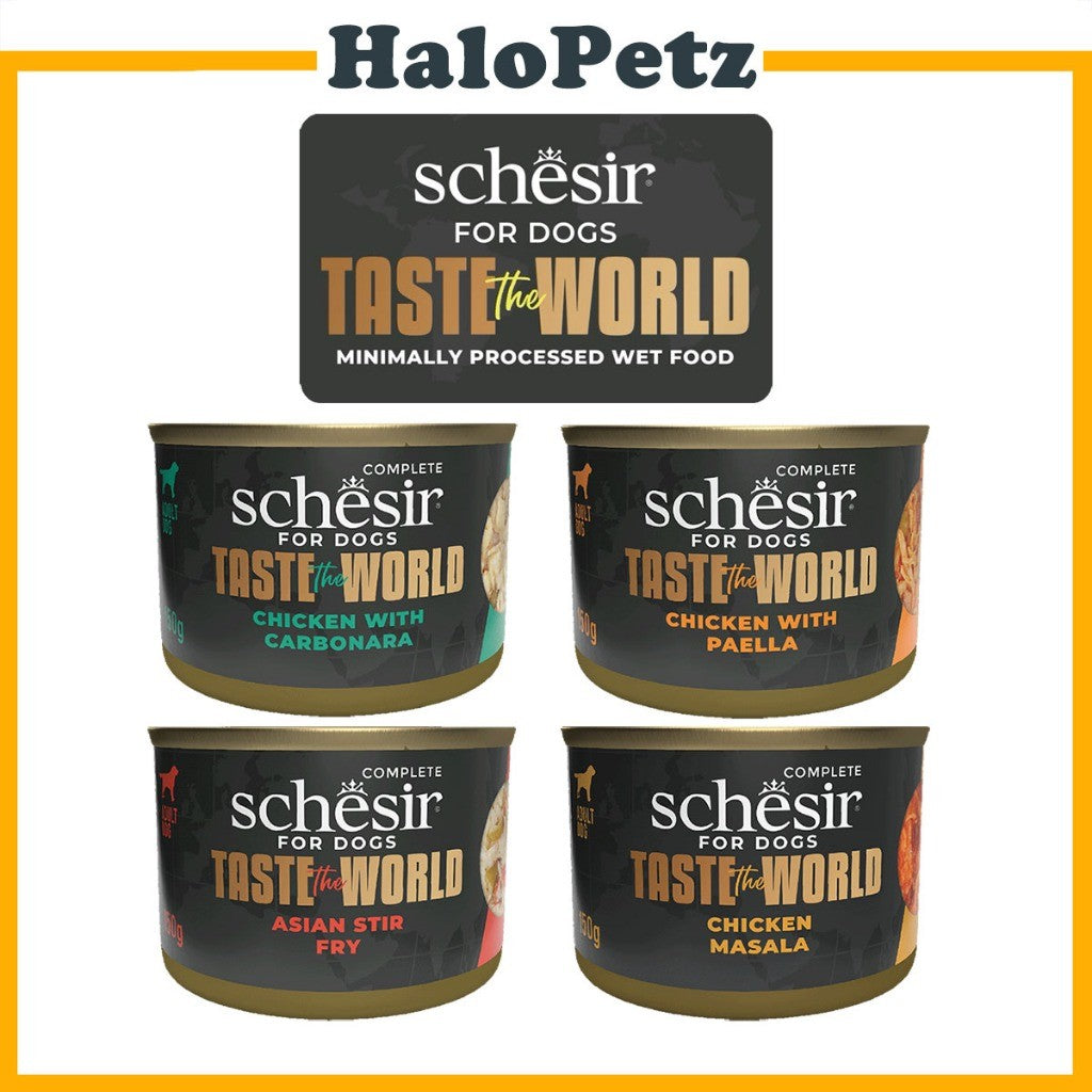 Schesir Taste The World Dog Can Food 150g |Chicken |Lamb