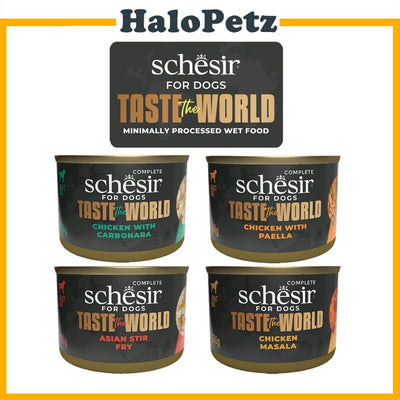 Schesir Taste The World Dog Can Food 150g |Chicken |Lamb